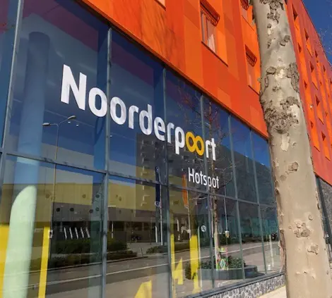 Hotspot, gebouw hete kolen in Groningen